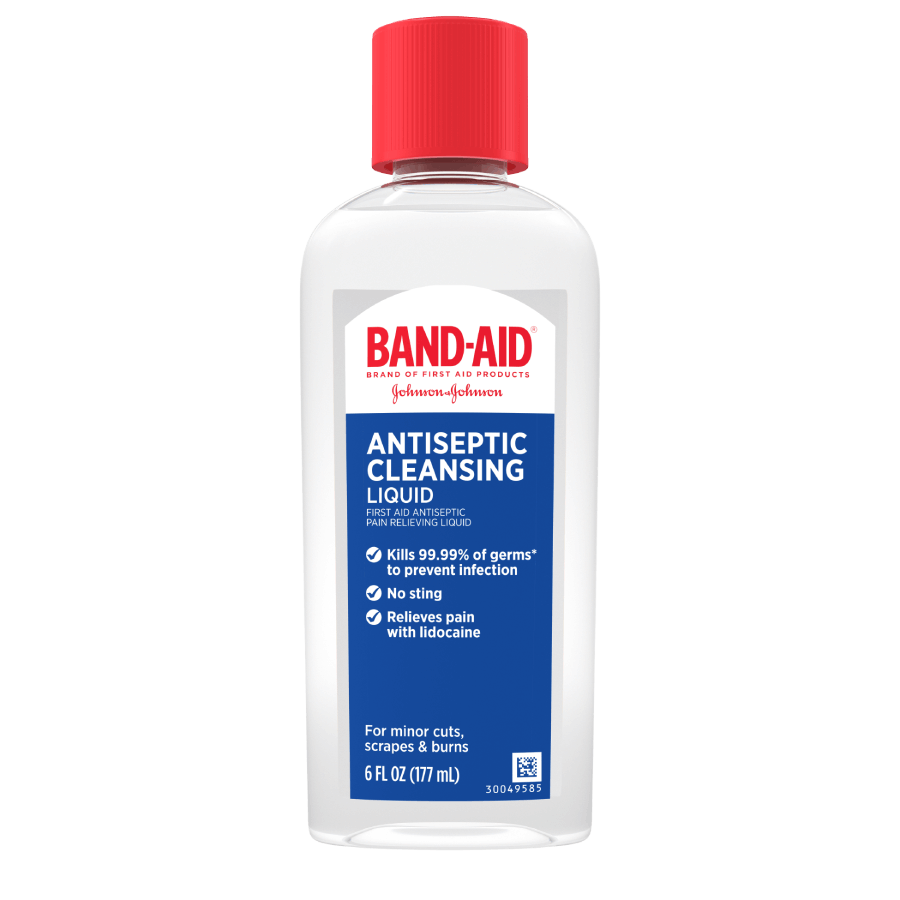 Marca BAND-AID® Líquido de limpieza con antiséptico
